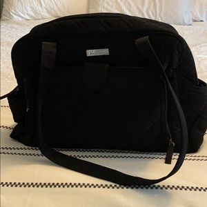 NWOT Vera Bradley Quilted Black Diaper Bag!
